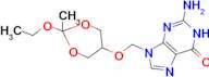 2-amino-9-{[(2-ethoxy-2-methyl-1,3-dioxan-5-yl)oxy]methyl}-6,9-dihydro-1H-purin-6-one