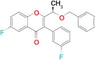 (R)-2-(1-(benzyloxy)ethyl)-6-fluoro-3-(3-fluorophenyl)-4H-chromen-4-one