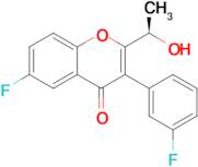 (R)-6-fluoro-3-(3-fluorophenyl)-2-(1-hydroxyethyl)-4H-chromen-4-one