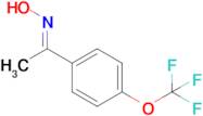 (E)-1-(4-(trifluoromethoxy)phenyl)ethanone oxime