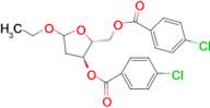 ((2R,3S)-3-((4-chlorobenzoyl)oxy)-5-ethoxytetrahydrofuran-2-yl)methyl 4-chlorobenzoate