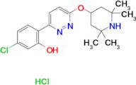 5-Chloro-2-(6-((2,2,6,6-tetramethylpiperidin-4-yl)oxy)pyridazin-3-yl)phenol hydrochloride