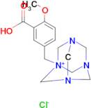 1-(3-Carboxy-4-methoxybenzyl)-1,3,5,7-tetraazaadamantan-1-ium chloride