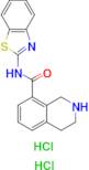 N-(benzo[d]thiazol-2-yl)-1,2,3,4-tetrahydroisoquinoline-8-carboxamide dihydrochloride