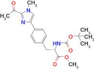 (S)-methyl 3-(4-(2-acetyl-1-methyl-1H-imidazol-4-yl)phenyl)-2-((tert-butoxycarbonyl)amino)propanoate