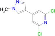 2,6-Dichloro-4-(1-methyl-1H-pyrazol-4-yl)pyridine