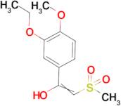 1-(3-ethoxy-4-methoxyphenyl)-2-methanesulfonylethen-1-ol