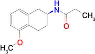 N-[(2S)-1,2,3,4-Tetrahydro-5-methoxy-2-naphthalenyl]propanamide