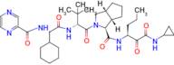 (1S,3aR,6aS)-2-((R)-2-((S)-2-cyclohexyl-2-(pyrazine-2-carboxamido)acetamido)-3,3-dimethylbutanoyl)…