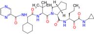 (1S,3aR,6aS)-2-((S)-2-((R)-2-cyclohexyl-2-(pyrazine-2-carboxamido)acetamido)-3,3-dimethylbutanoy...