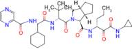 (1S,3aR,6aS)-2-((R)-2-((S)-2-cyclohexyl-2-(pyrazine-2-carboxamido)acetamido)-3,3-dimethylbutanoyl)…