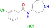 N-(Azepan-4-yl)-3-chlorobenzamide hydrochloride