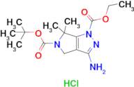 5-(tert-Butyl) 1-ethyl 3-amino-6,6-dimethyl-4,6-dihydropyrrolo[3,4-c]pyrazole-1,5-dicarboxylate ...