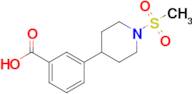 3-(1-(methylsulfonyl)piperidin-4-yl)benzoic acid