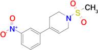 1-(Methylsulfonyl)-4-(3-nitrophenyl)-1,2,3,6-tetrahydropyridine