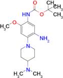 tert-Butyl (5-amino-4-(4-(dimethylamino)piperidin-1-yl)-2-methoxyphenyl)carbamate