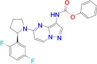 (R)-Phenyl (5-(2-(2,5-difluorophenyl)pyrrolidin-1-yl)pyrazolo[1,5-a]pyrimidin-3-yl)carbamate