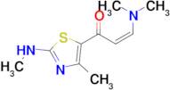 (Z)-3-(Dimethylamino)-1-[4-methyl-2-(methylamino)thiazol-5-yl]prop-2-en-1-one