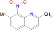 7-Bromo-2-methyl-8-nitroquinoline