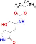 tert-butyl ((2S)-1-hydroxy-3-(2-oxopyrrolidin-3-yl)propan-2-yl)carbamate