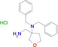 3-(Aminomethyl)-N,N-dibenzyltetrahydrofuran-3-amine hydrochloride