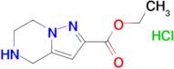 Ethyl 4,5,6,7-tetrahydropyrazolo[1,5-a]pyrazine-2-carboxylate hydrochloride