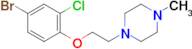 1-(2-(4-Bromo-2-chlorophenoxy)ethyl)-4-methylpiperazine
