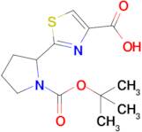 2-(1-(tert-Butoxycarbonyl)pyrrolidin-2-yl)thiazole-4-carboxylic acid