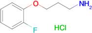 3-(2-Fluorophenoxy)propan-1-amine hydrochloride