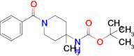 tert-butyl (1-benzoyl-4-methylpiperidin-4-yl)carbamate