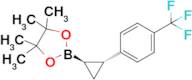 4,4,5,5-Tetramethyl-2-((1R,2R)-2-(4-(trifluoromethyl)phenyl)cyclopropyl)-1,3,2-dioxaborolane