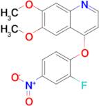 4-(2-fluoro-4-nitrophenoxy)-6,7-dimethoxyquinoline