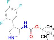 [(3R,4S)-4-(2,4,5-trifluorophenyl)pyrrolidin-3-yl]carbamic acid tert-butyl ester