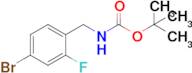 Tert-Butyl N-[(4-bromo-2-fluoro-phenyl)methyl]carbamate