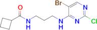 Cyclobutanecarboxylic acid [3-(5-bromo-2-chloro-pyrimidin-4-ylamino)-propyl]-amide