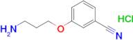 3-(3-Aminopropoxy)benzonitrile hydrochloride