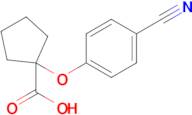 1-(4-Cyanophenoxy)cyclopentane-1-carboxylic acid