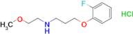 3-(2-Fluorophenoxy)-N-(2-methoxyethyl)propan-1-amine hydrochloride