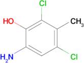 2-Amino-4,6-dichloro-5-methylphenol