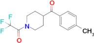 2,2,2-Trifluoro-1-(4-(4-methylbenzoyl)piperidin-1-yl)ethanone