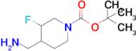 tert-Butyl 4-(Aminomethyl)-3-fluoropiperidine-1-carboxylate