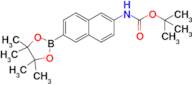 (6-((tert-Butoxycarbonyl)amino)naphthalen-2-yl)boronic acid pinacol ester