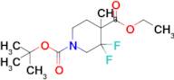 1-tert-Butyl 4-Ethyl 3,3-difluoro-4-methylpiperidine-1,4-dicarboxylate