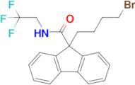 9-(4-Bromobutyl)-N-(2,2,2-trifluoroethyl)-9H-fluorene-9-carboxamide