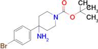 4-Amino-4-(4-bromophenyl)-1-(N-boc)piperidine