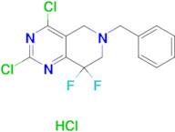 6-Benzyl-2,4-dichloro-8,8-difluoro-5,6,7,8-tetrahydropyrido[4,3-d]pyrimidine hydrochloride