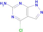 4-Chloro-1H-pyrazolo[3,4-d]pyrimidin-6-amine
