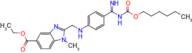 Ethyl 2-(((4-(N-((hexyloxy)carbonyl)carbamimidoyl)phenyl)amino)methyl)-1-methyl-1H-benzo[d]imidazole-5-carboxylate