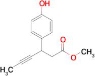 Methyl 3-(4-hydroxyphenyl)hex-4-ynoate