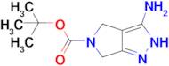 tert-butyl 3-amino-2H,4H,5H,6H-pyrrolo[3,4-c]pyrazole-5-carboxylate